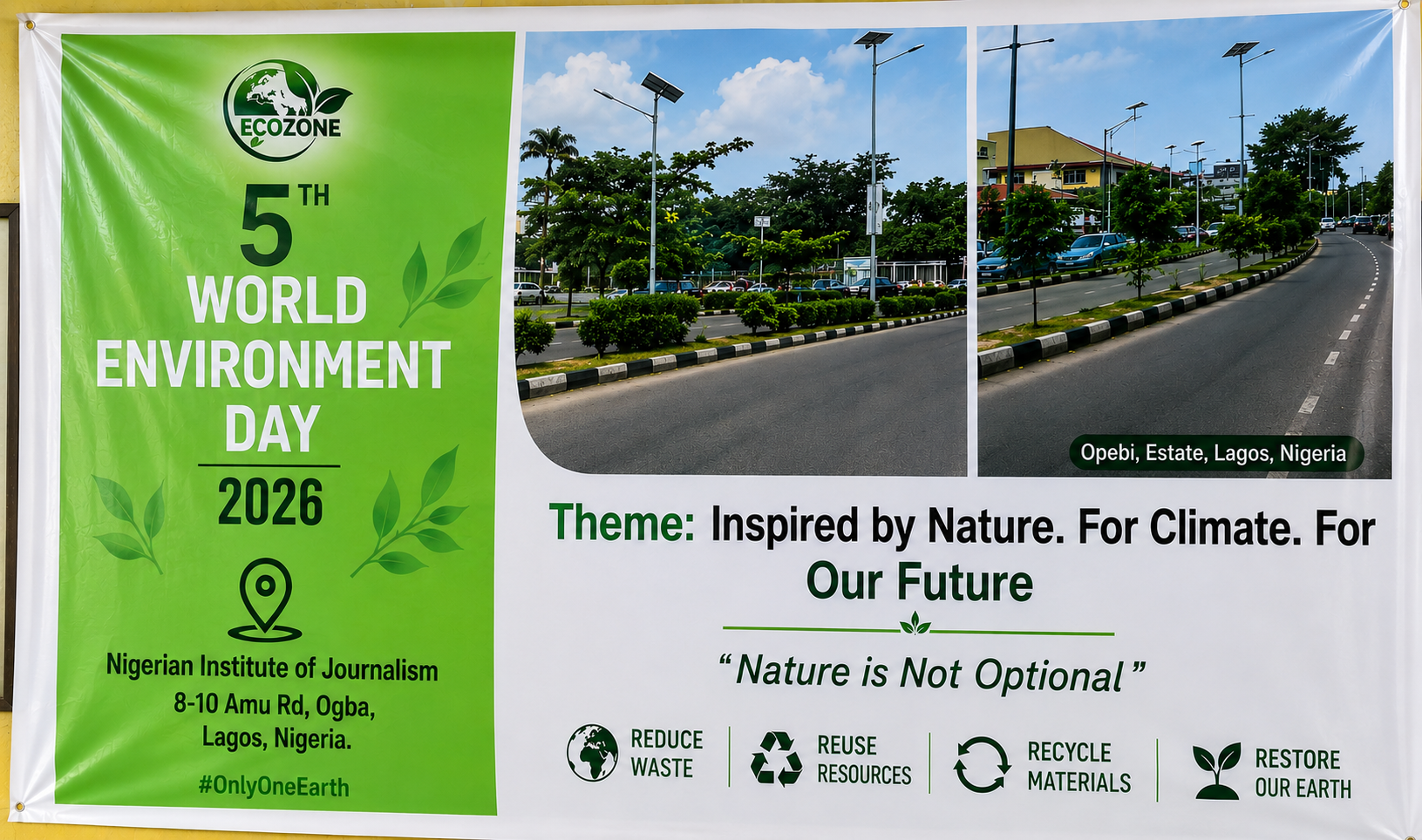 Read more about the article Ecozone Club of NIJ Marks World Environment. Day in Lagos